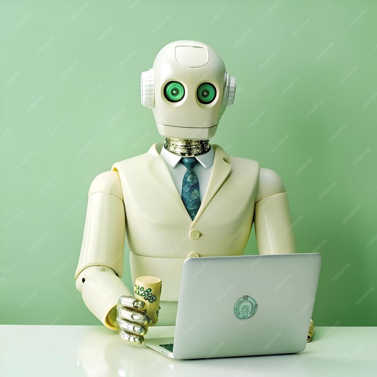 friendly-robot-suit-holds-donation-jar-sits-desk-with-laptop_856795-95237 friendly-robot-suit-holds-donation-jar-sits-desk-with-laptop_856795-95237